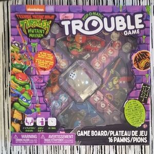 Nickelodeon Teenage Mutant Ninja Turtles Pop-O-Matic Trouble Game